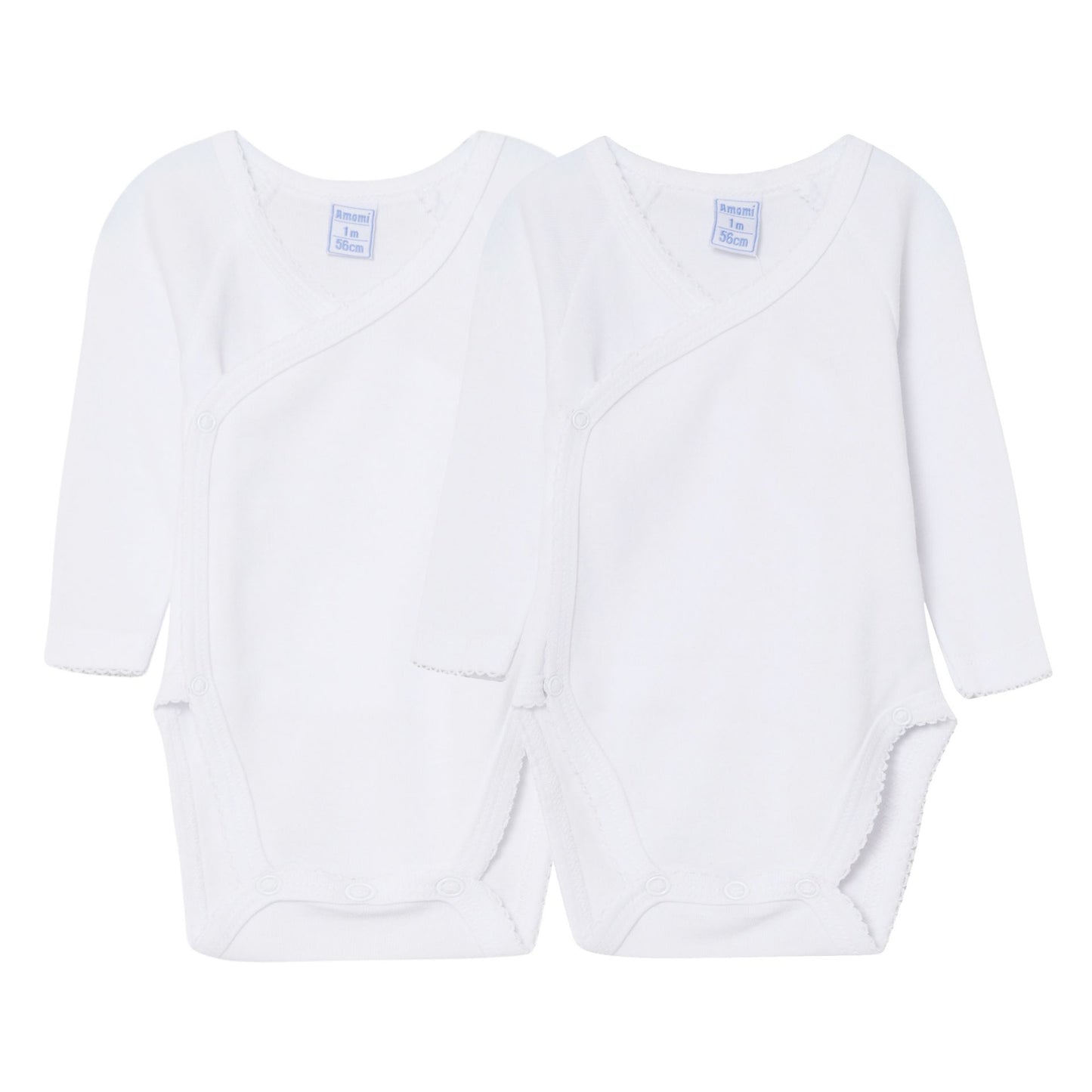 Pack Bodies Primera Puesta Bebé Blanco 100% Algodón | 0-3 meses