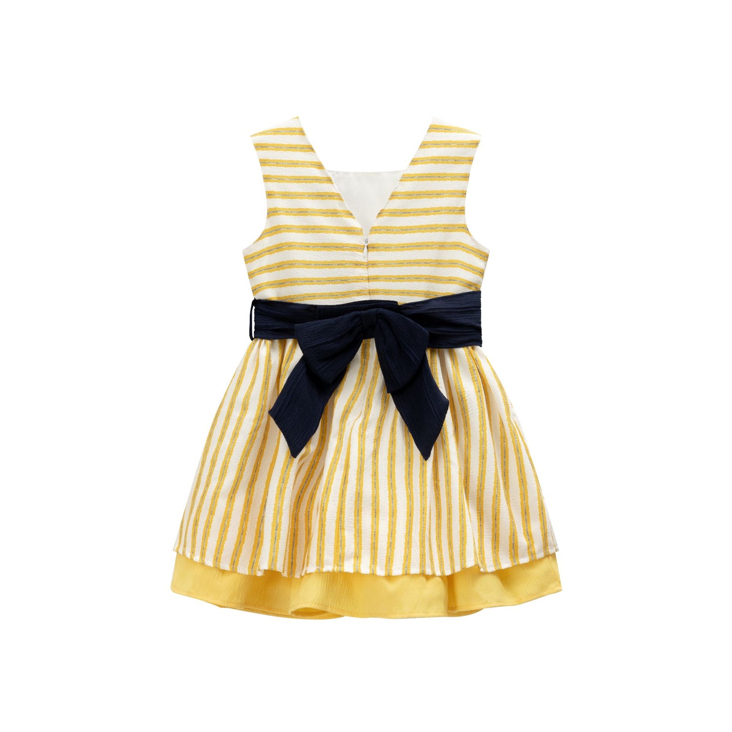 Vestido de fiesta niña rayas amarillas 3-9 años JGV93708
