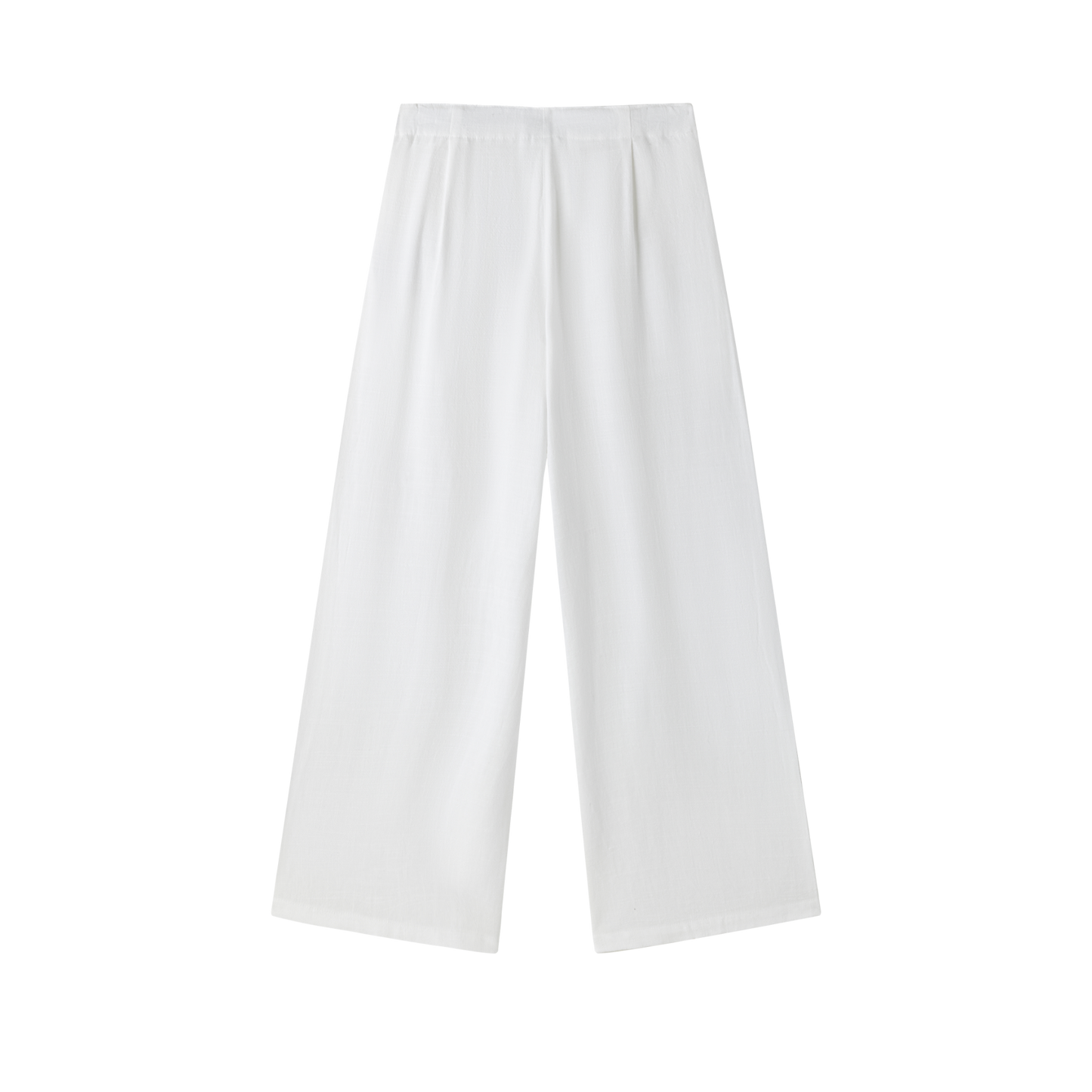 Pantalón largo niña en color blanco lino 8-14 años