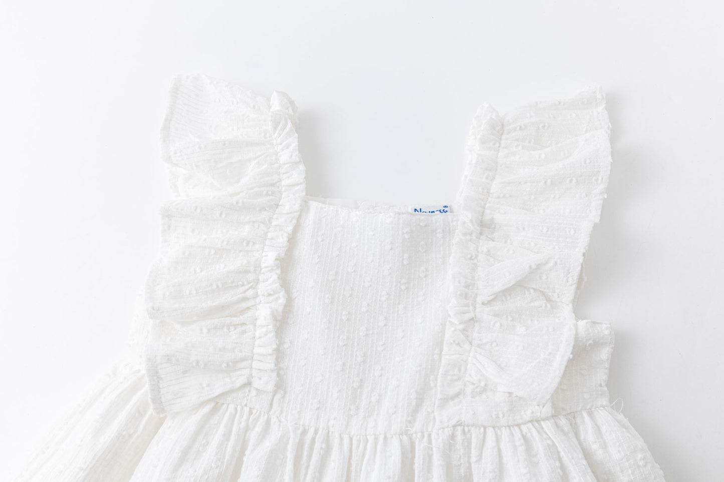 Vestido de niña de tirantes con volante. 3-9 años JGV94770