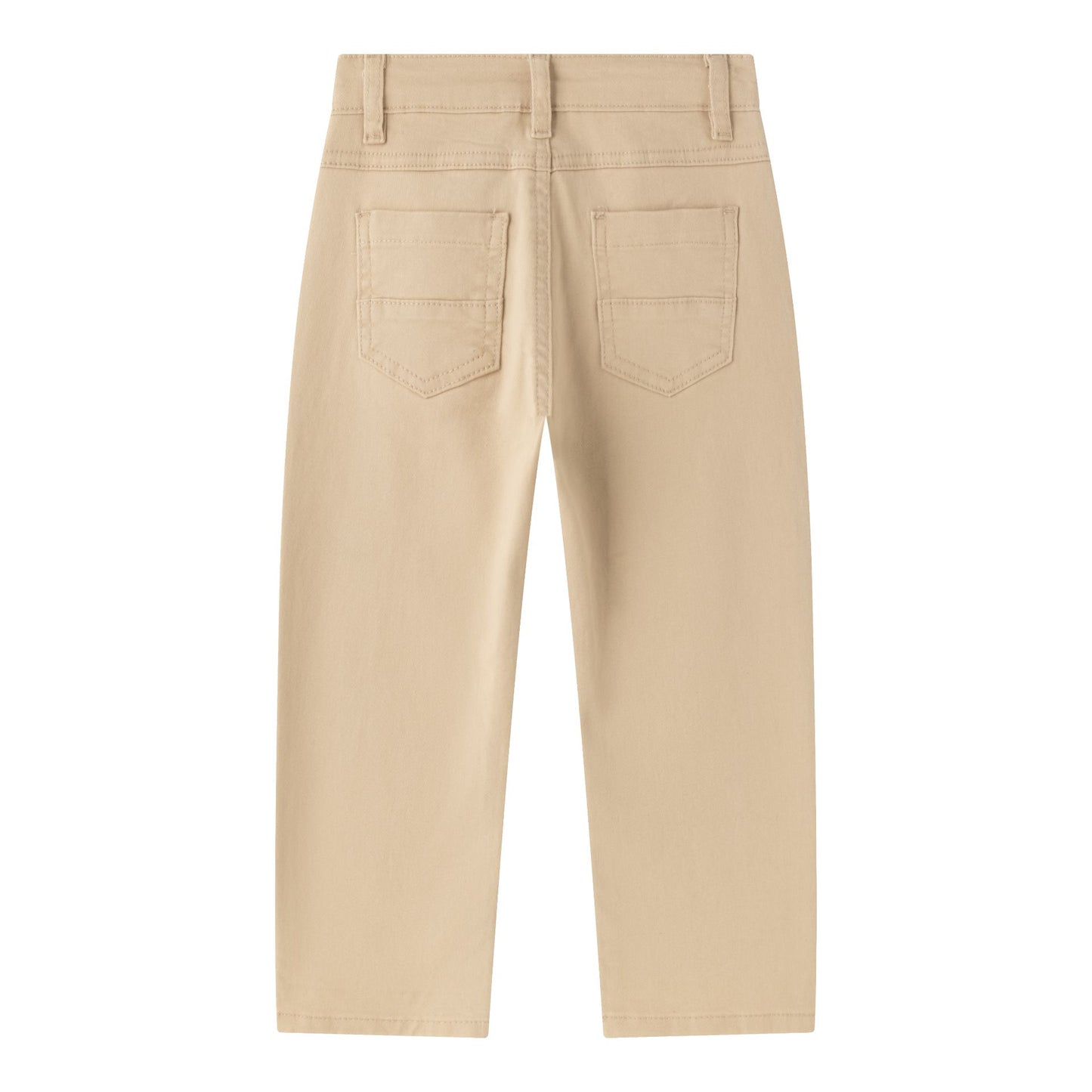 Pantalón vaquero largo niño, de cinco bolsillos, color BEIGE 3-9 años