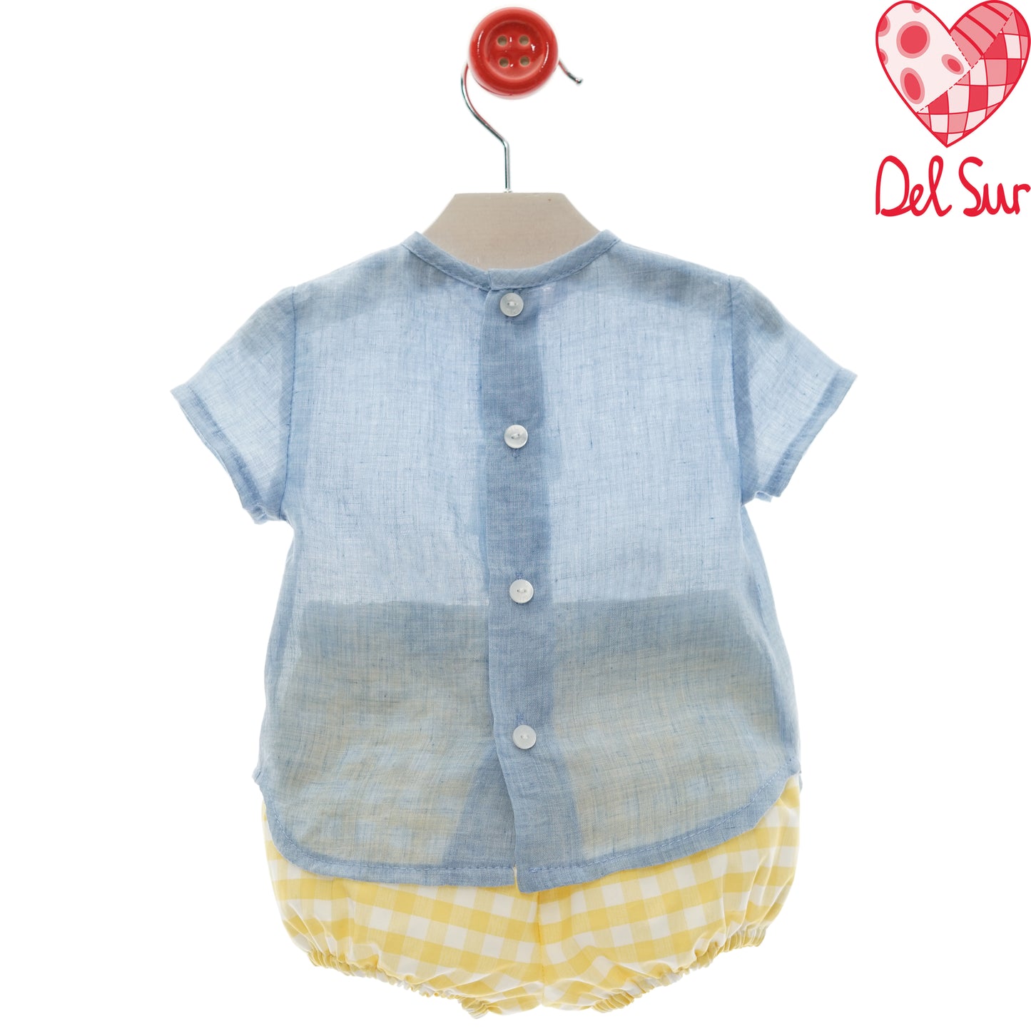 Conjunto camisa y bombacho bebe Familia Barbados DEL SUR