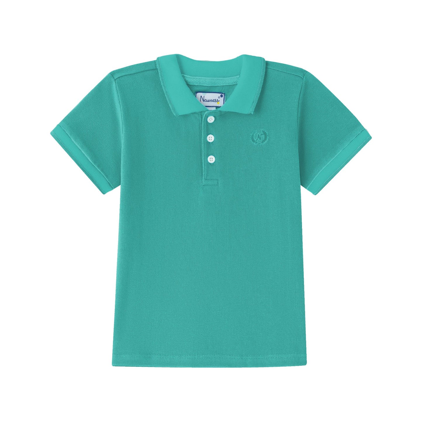 Polo de bebé niño turquesa 6-36 meses