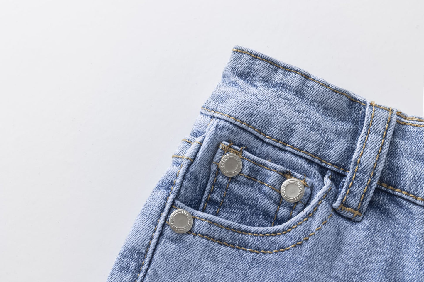 Pantalón vaquero denim con flores bordadas bebé niña 6-24M 👶🌼 - BGI54539