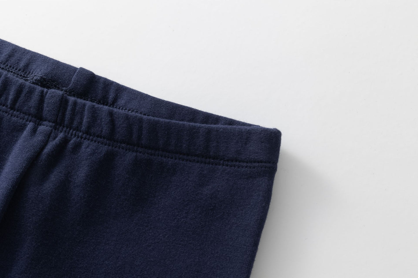 👶 Legging básico bebé niña azul marino felpa perchada | 6-24M - BGI64536