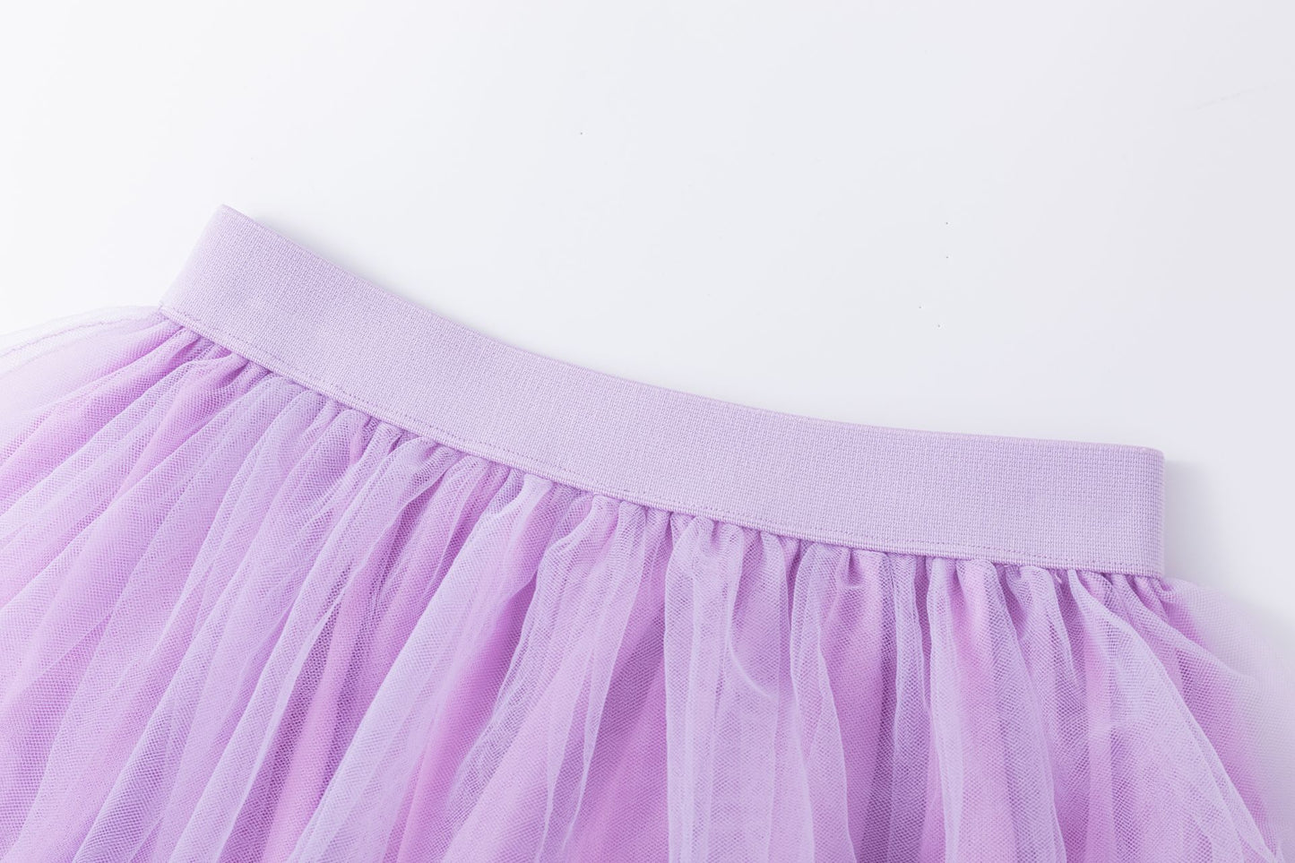 Falda de tul lila con cintura elástica niña | 2-6 años