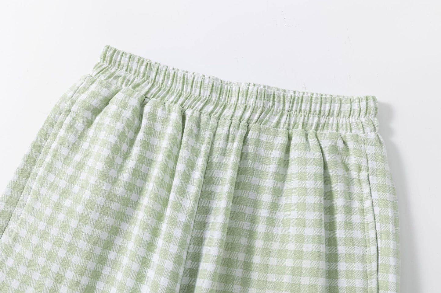 Pantalón vicky niña largo con volantes inferiores cintura elástica