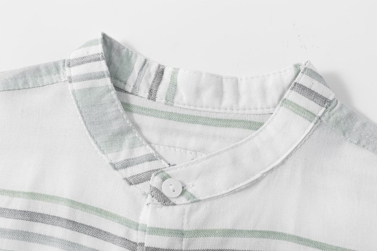 Camisa M/L Niño Cuello Mao rayas 3-9 años JBV95228