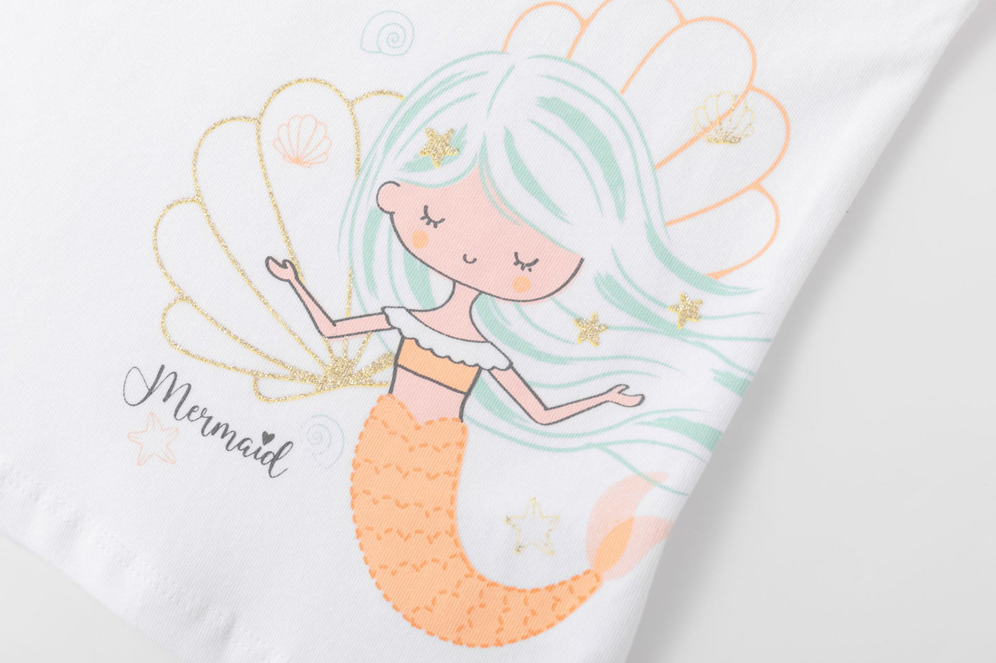 Camiseta bebe niña sirena 6-24 meses