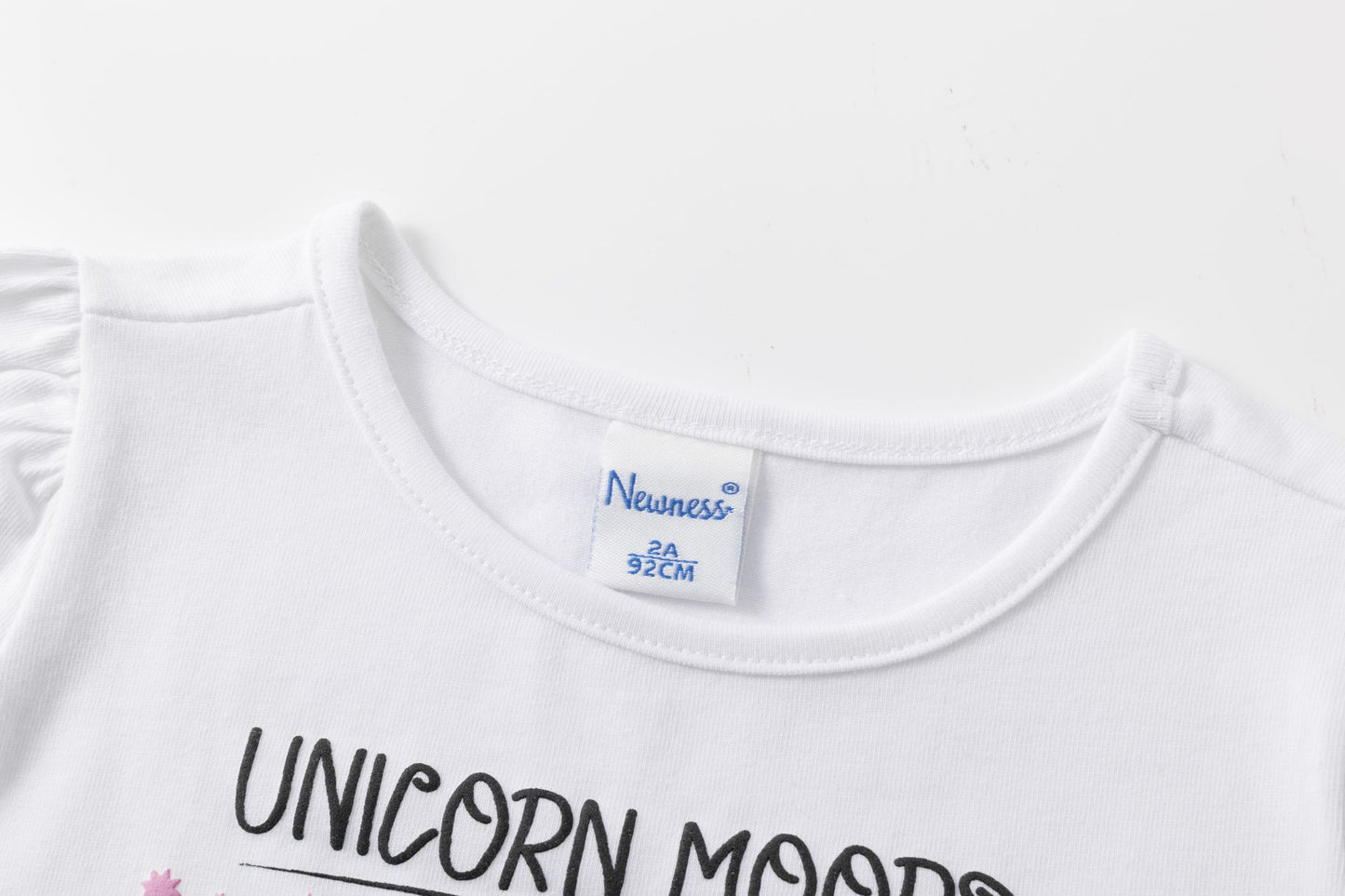 Camiseta niña manga corta unicornios 2-6 años