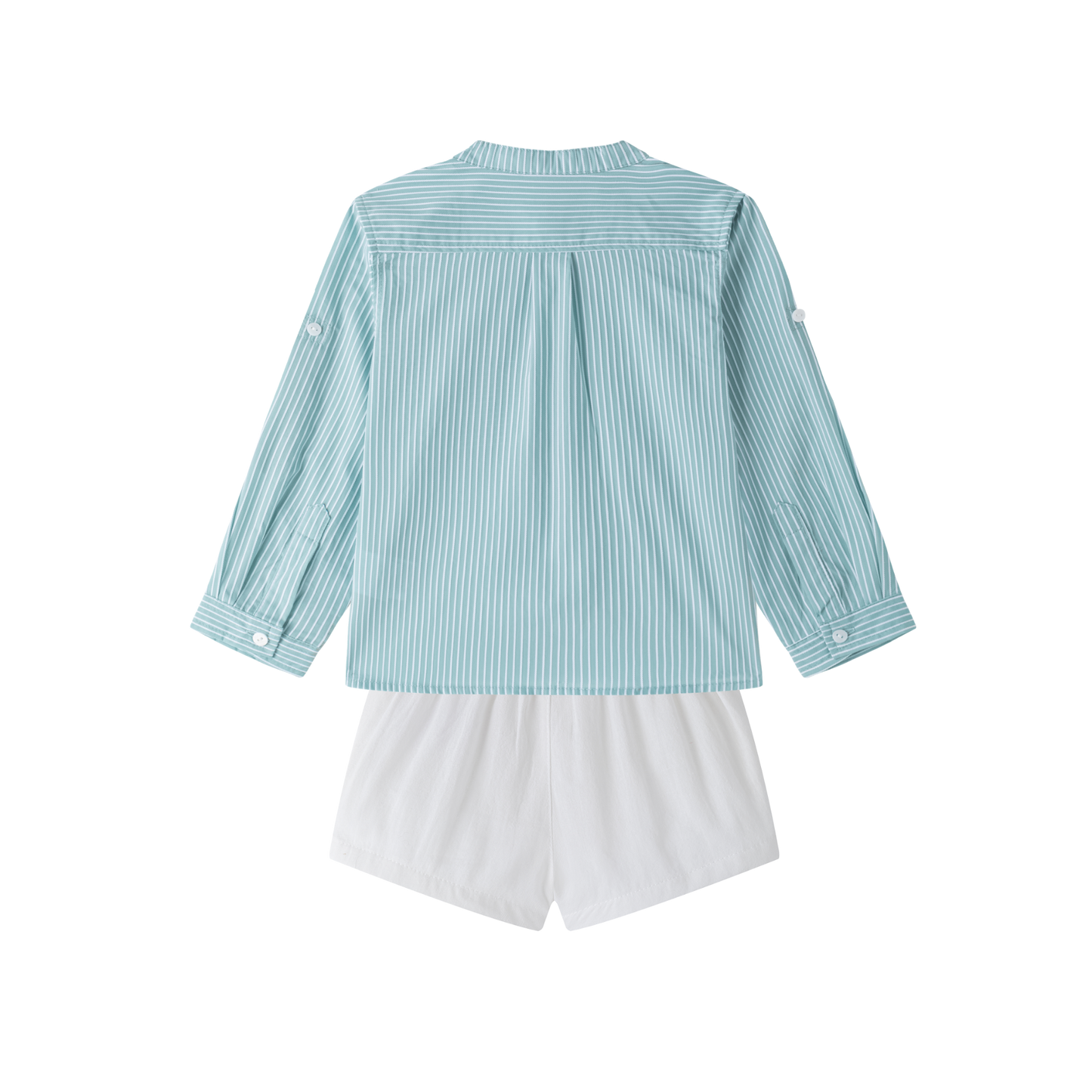 Conjunto de vestir, compuesto de camisa de manga larga y pantalón corto 6-30 meses BBV95038