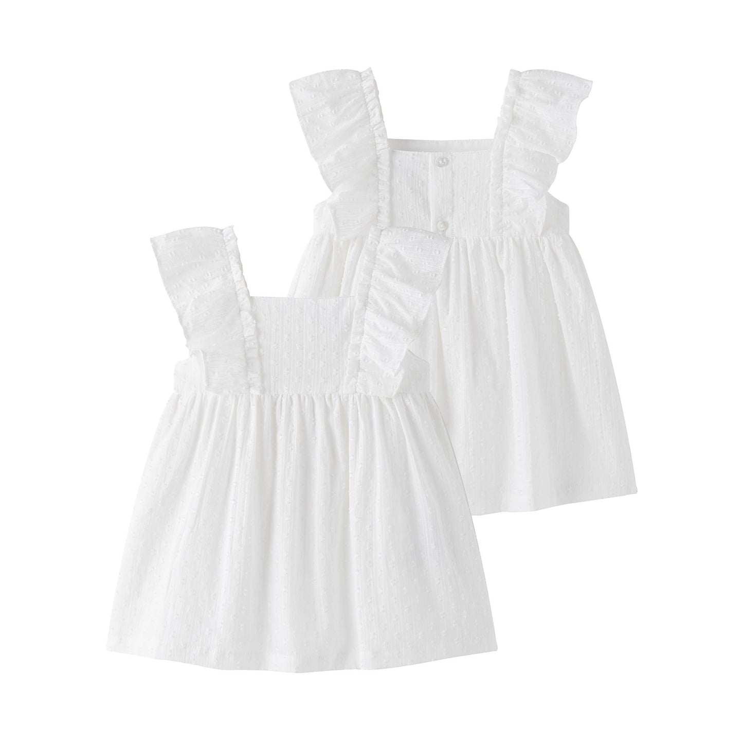 Vestido de niña de tirantes con volante. 3-9 años JGV94770