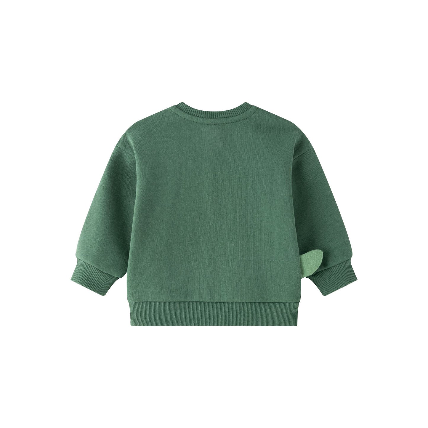 🦖👶 Sudadera perchada bebé niño manga larga | Verde 6-24M- BBI65002
