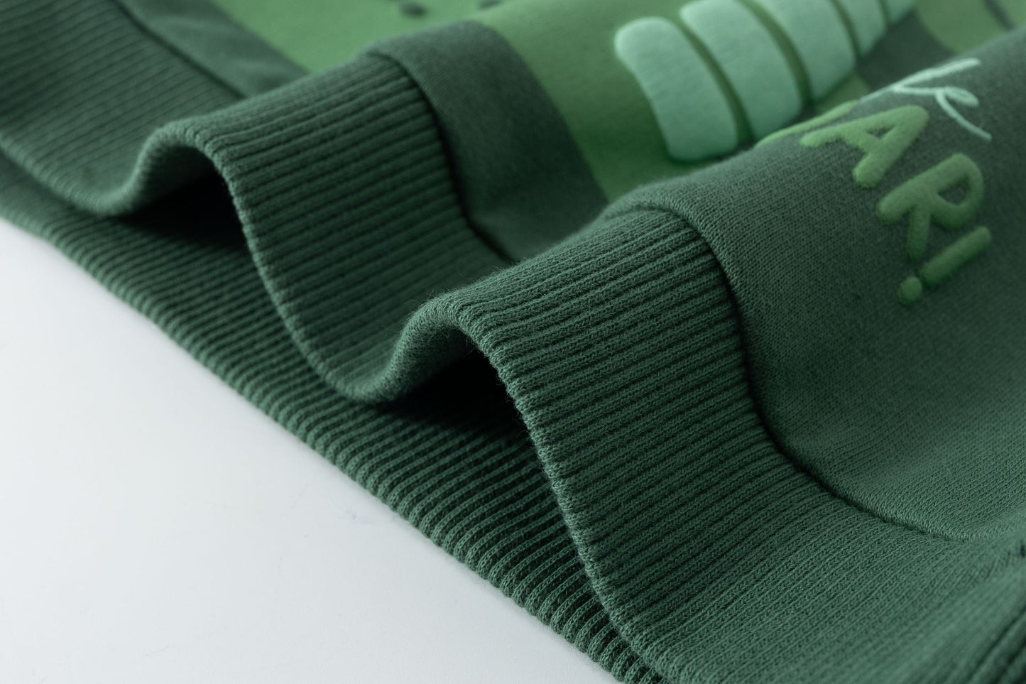 🦖👶 Sudadera perchada bebé niño manga larga | Verde 6-24M- BBI65002