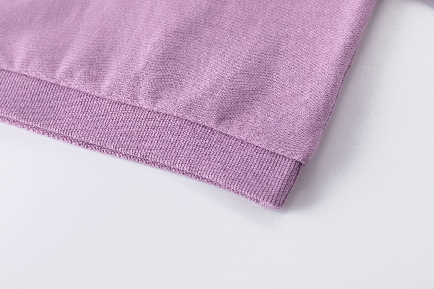 👶💜 Sudadera bebé niña afelpada con volante y flores bordadas | Morado 6-24M - BGI65511