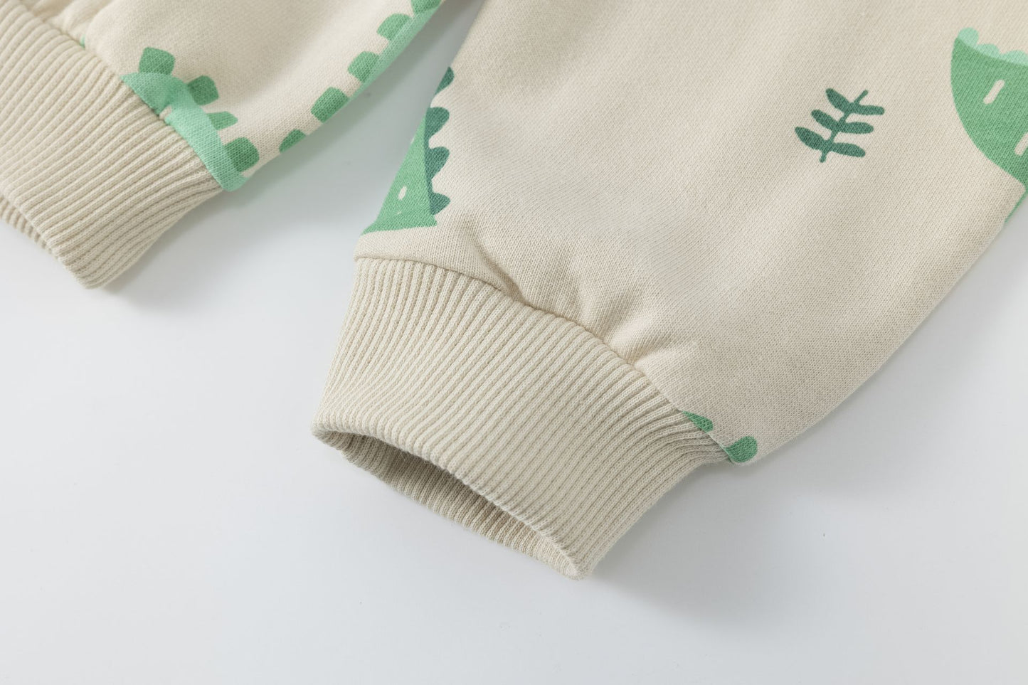 👶🦖 Pantalón deportivo bebé niño afelpado dinos | Camel 6-24M -BBI65011