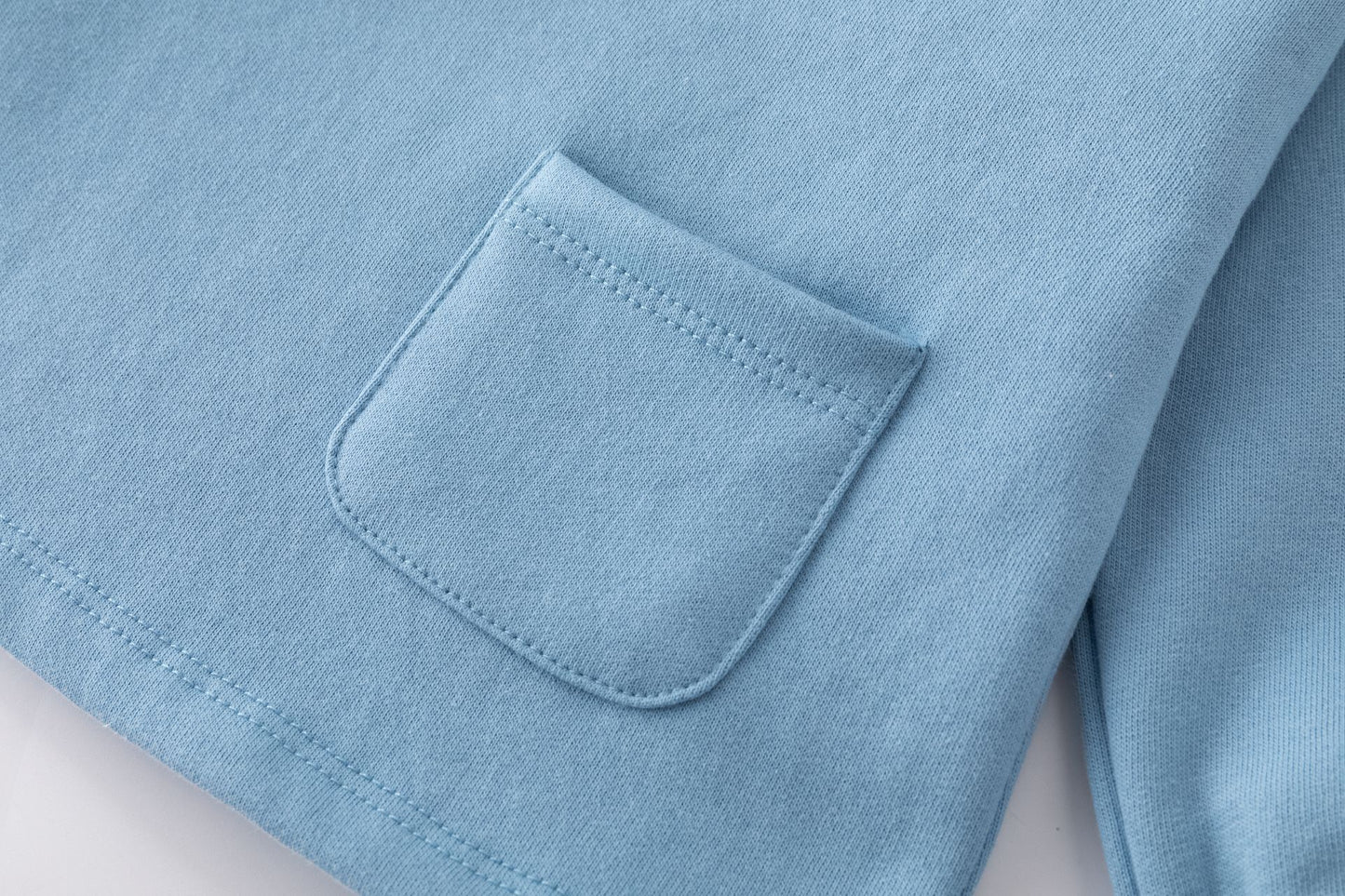 👶💙 Sudadera bebé niña con cuello de flores | Azul 6-24M - BGI65518