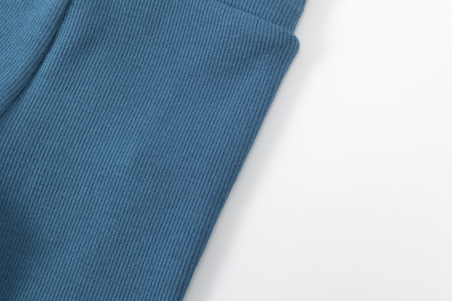 👖 Pantalón largo canalé azul bebé niño-niña con cintura elástica | 6-24M BGI65533