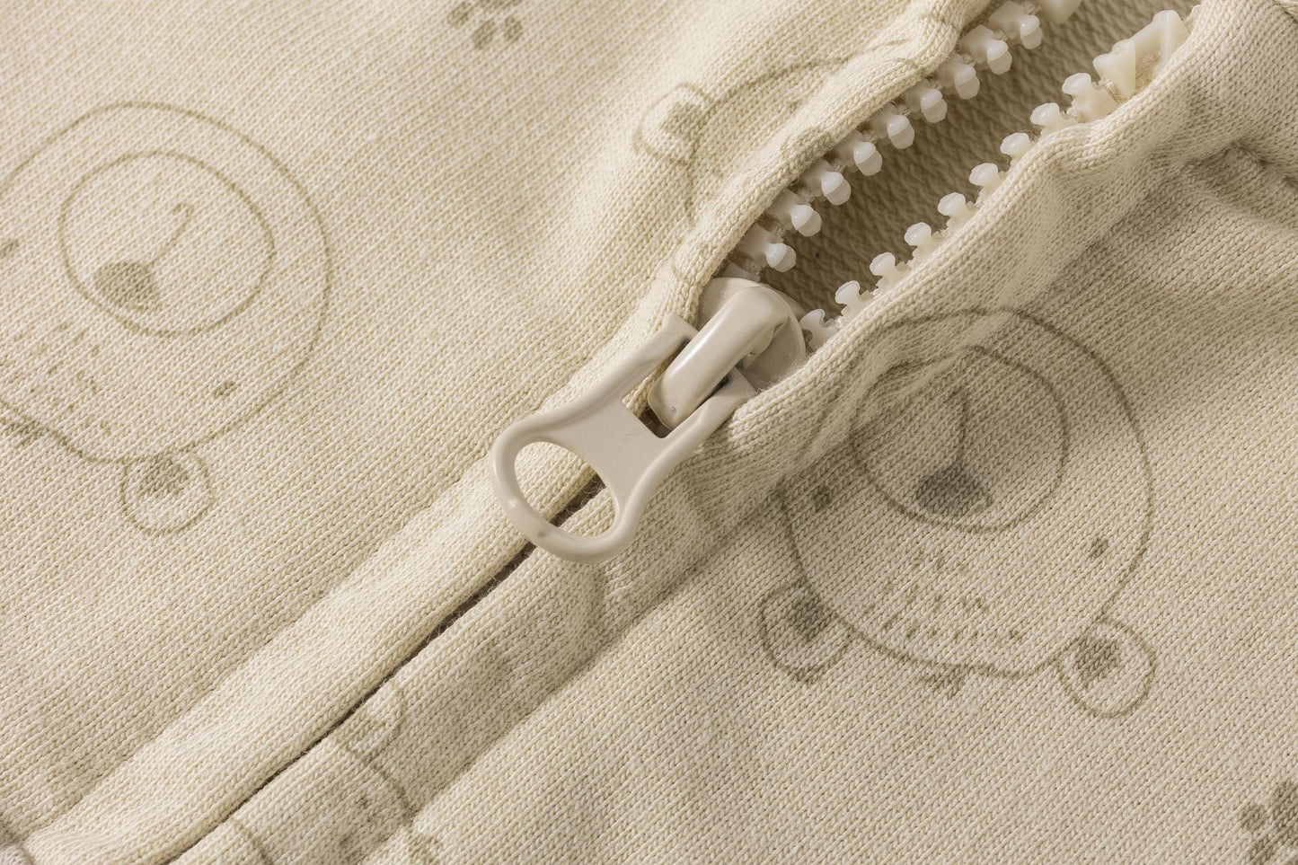 Chaqueta Bebé Niño con Capucha Camel y Bolsillos Osito (6-24M) 🐻🧡
