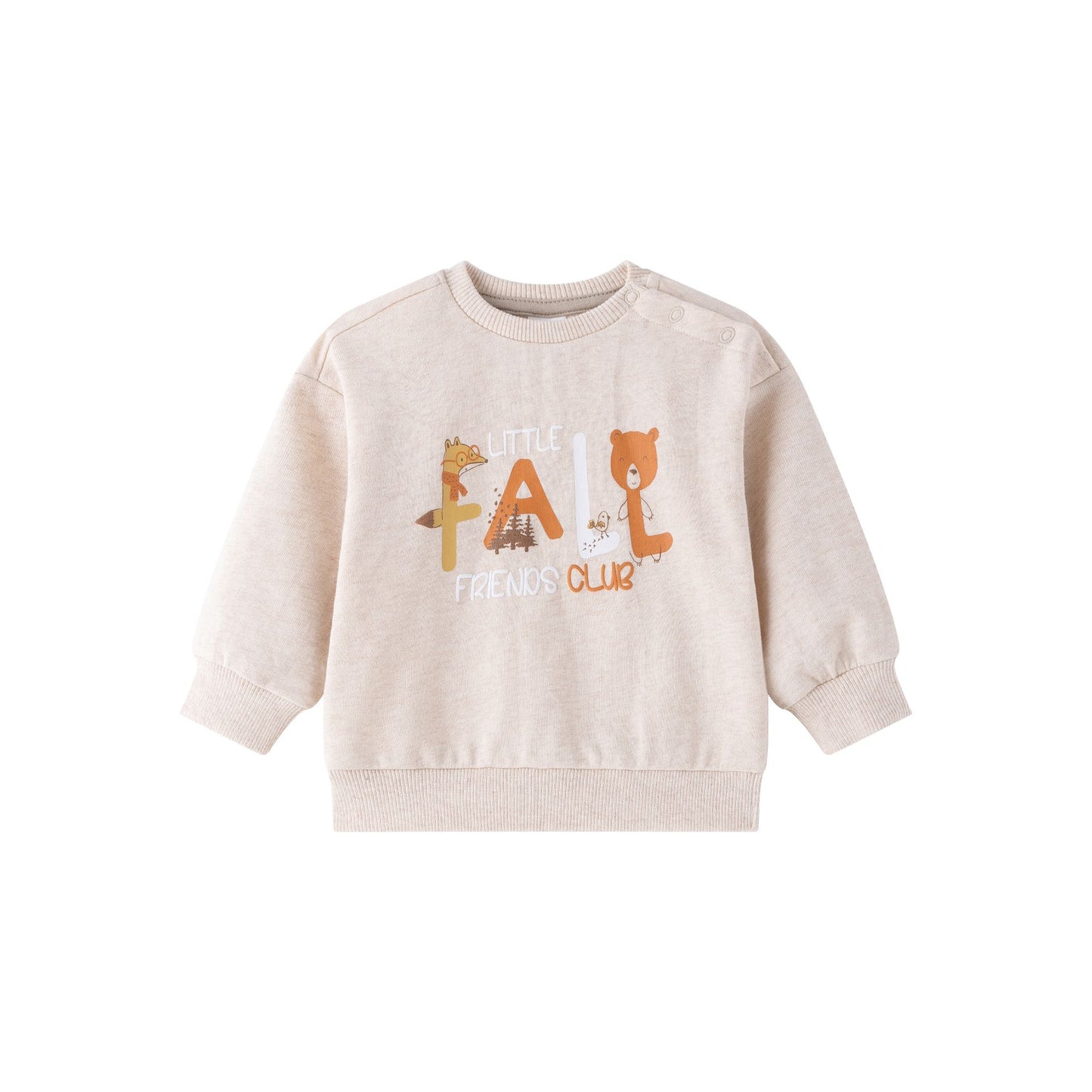 Conjunto Bebé Niño – Sudadera Felpa con Animales y Pantalón Largo Afelpado (6-24M) 🦊🌲 BBI65022