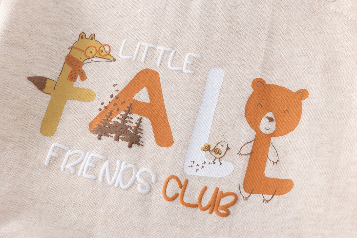 Conjunto Bebé Niño – Sudadera Felpa con Animales y Pantalón Largo Afelpado (6-24M) 🦊🌲 BBI65022
