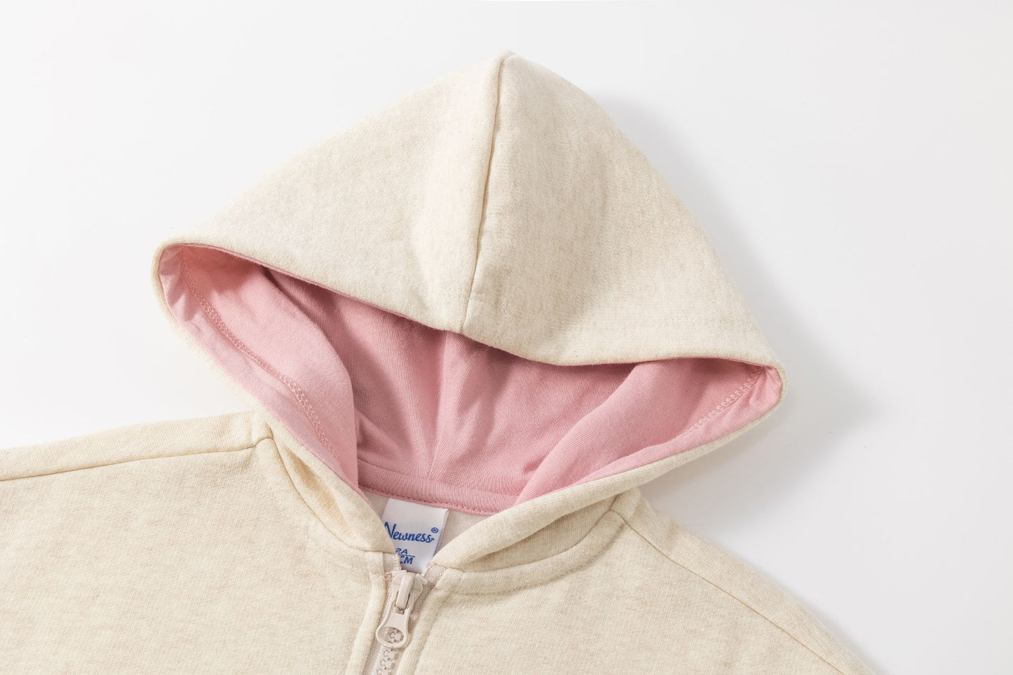 Chaqueta afelpada niña crudo con orejitas 🐻 2-6 años