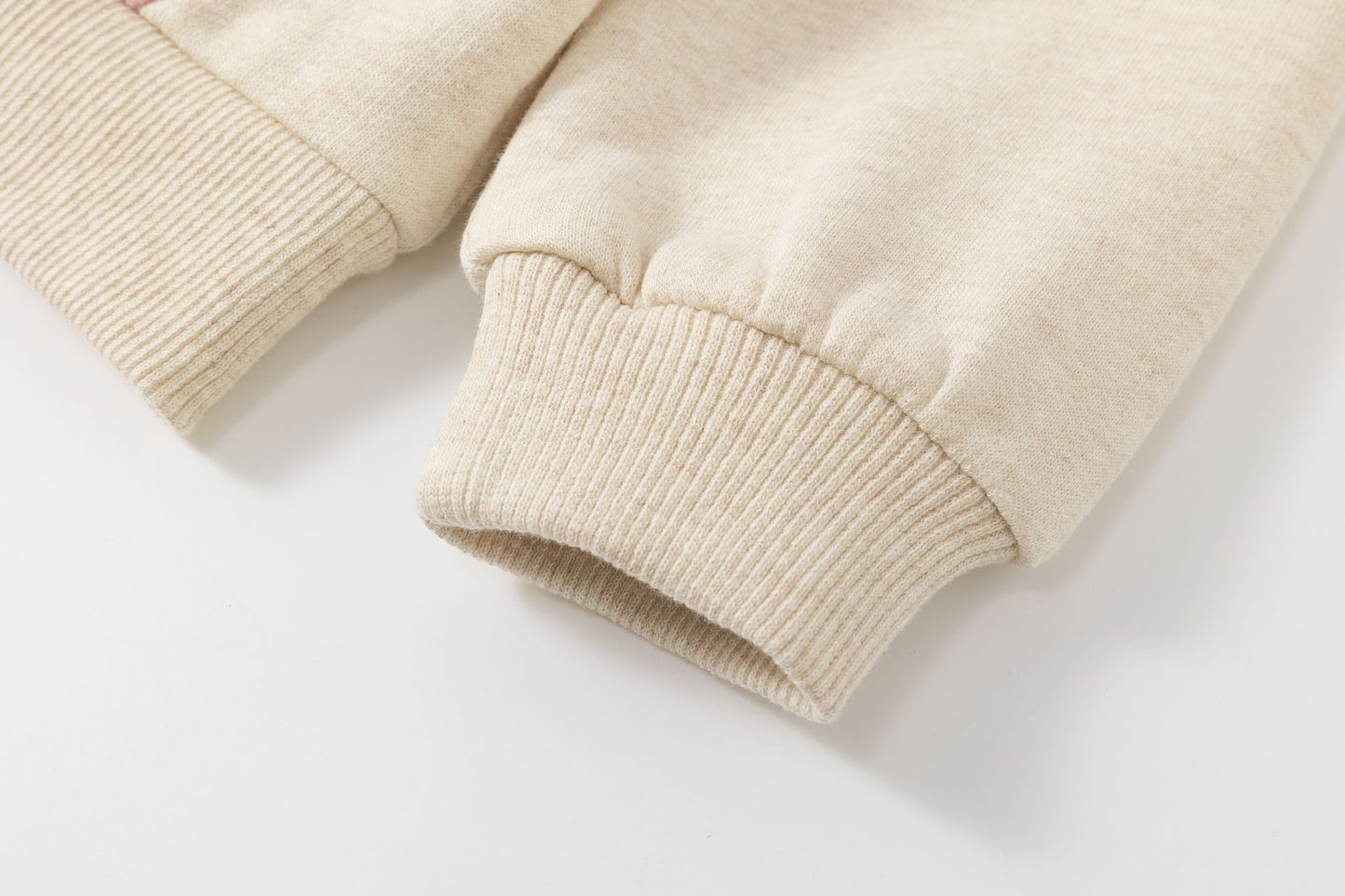 Chaqueta afelpada niña crudo con orejitas 🐻 2-6 años