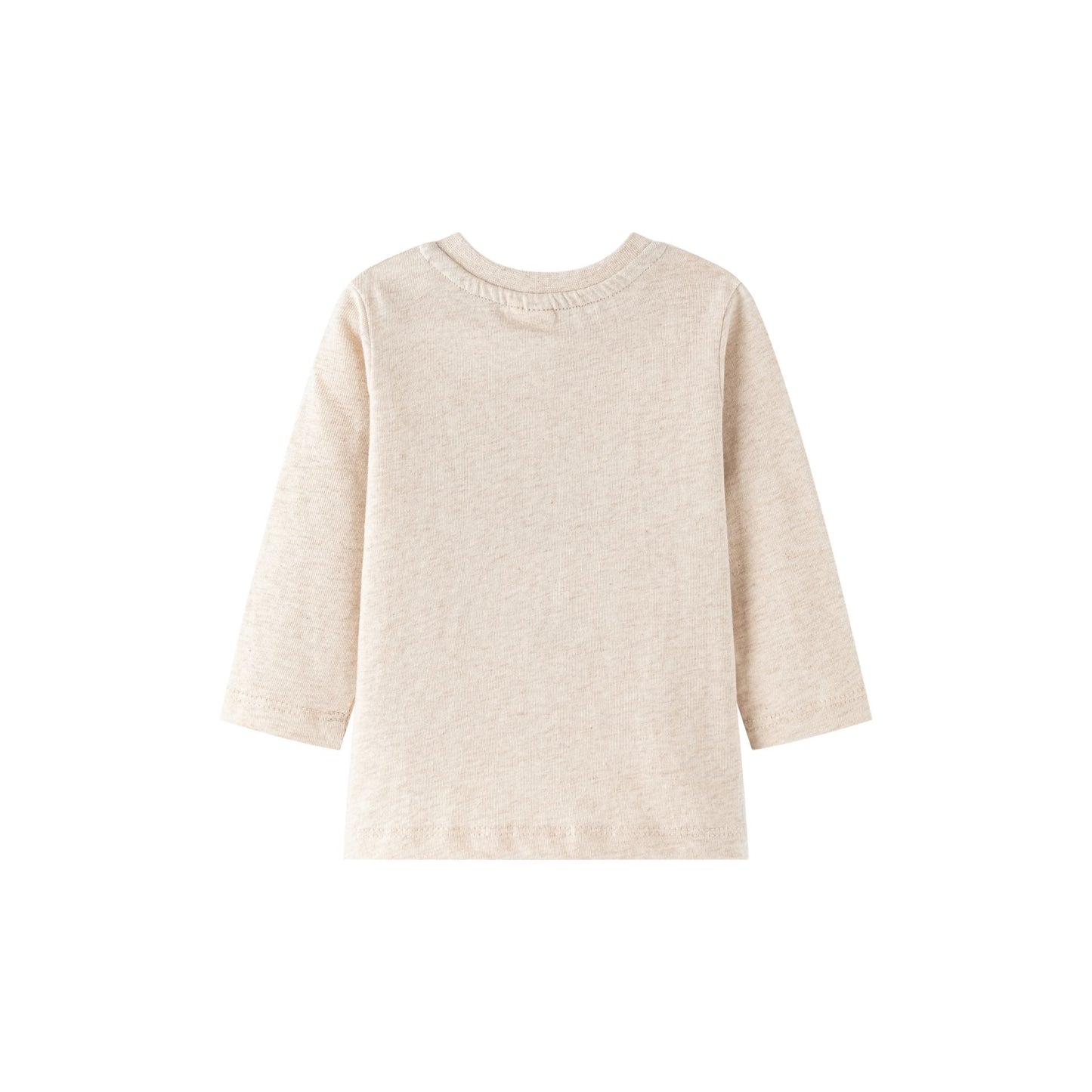 Camiseta Bebé Niño Manga Larga Beige con Animales del Bosque 🌳🦊 (6-24M) BBI65027