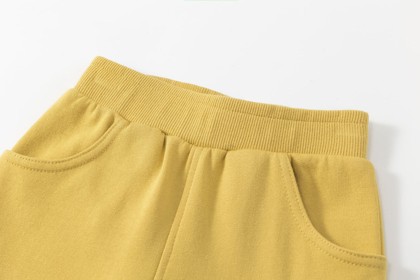 Conjunto bebé niño sudadera y pantalón felpa mostaza | Comodidad y estilo 2-6 años