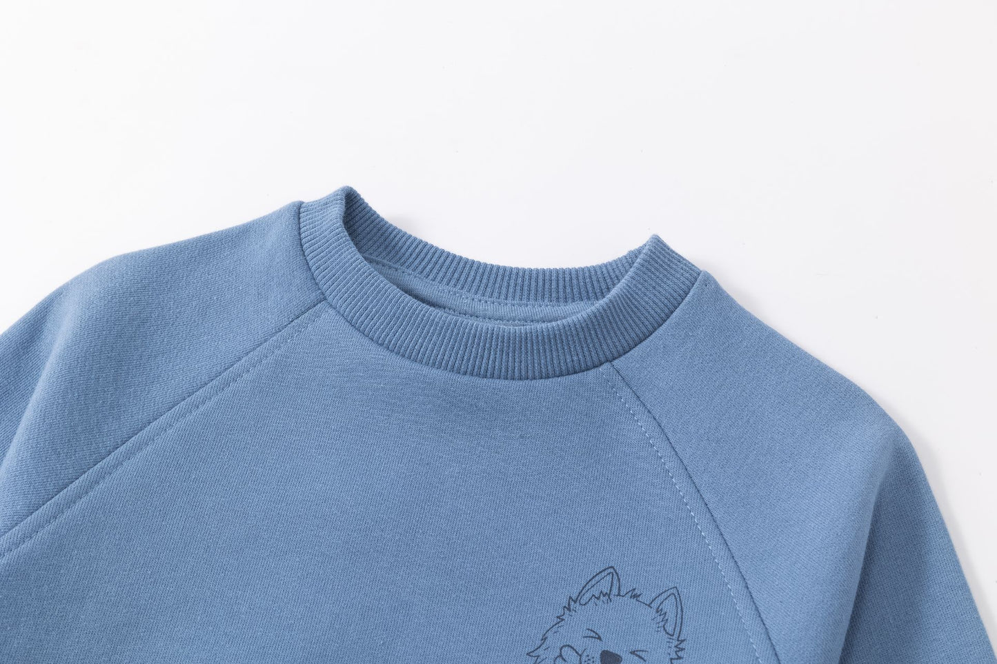 Conjunto bebé niño sudadera y pantalón felpa azul y marino | 2-6 años