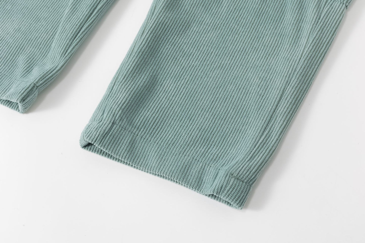 Pantalón largo niño micropana verde agua con bolsillos | 2-6 años