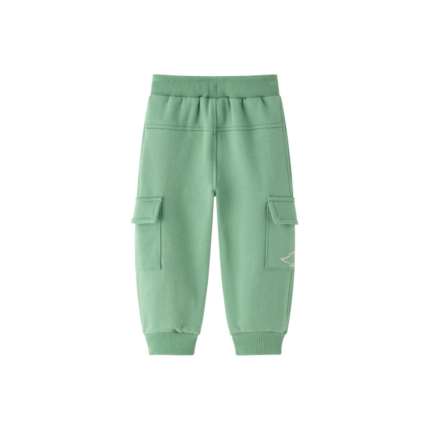 👶👖 Pantalón deportivo afelpado bebé niño | Verde claro 6-24M -BBI65009