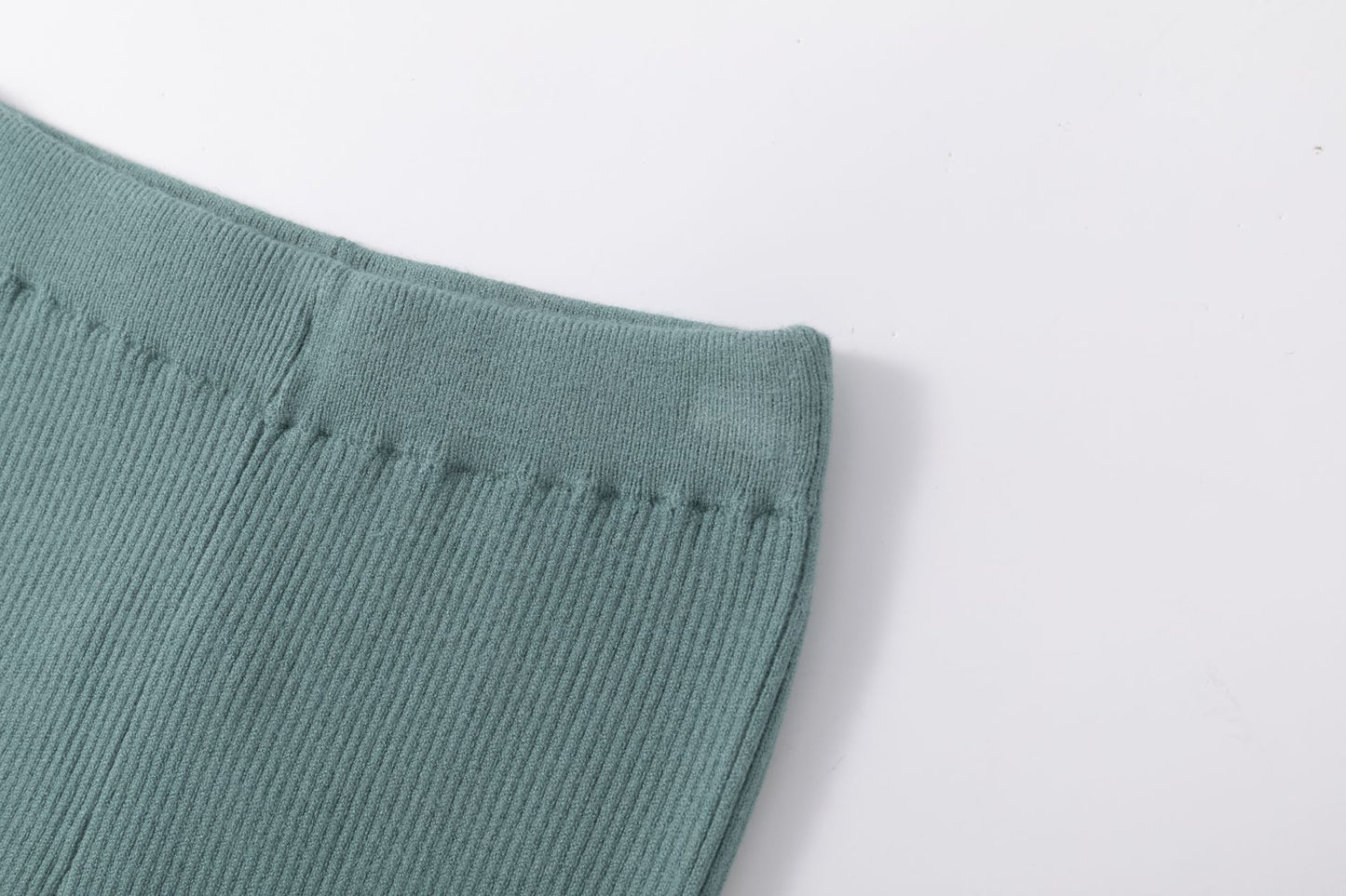 Legging Punto Rib Niña – Cintura Elástica (2-6 años) 💚 JGI85767