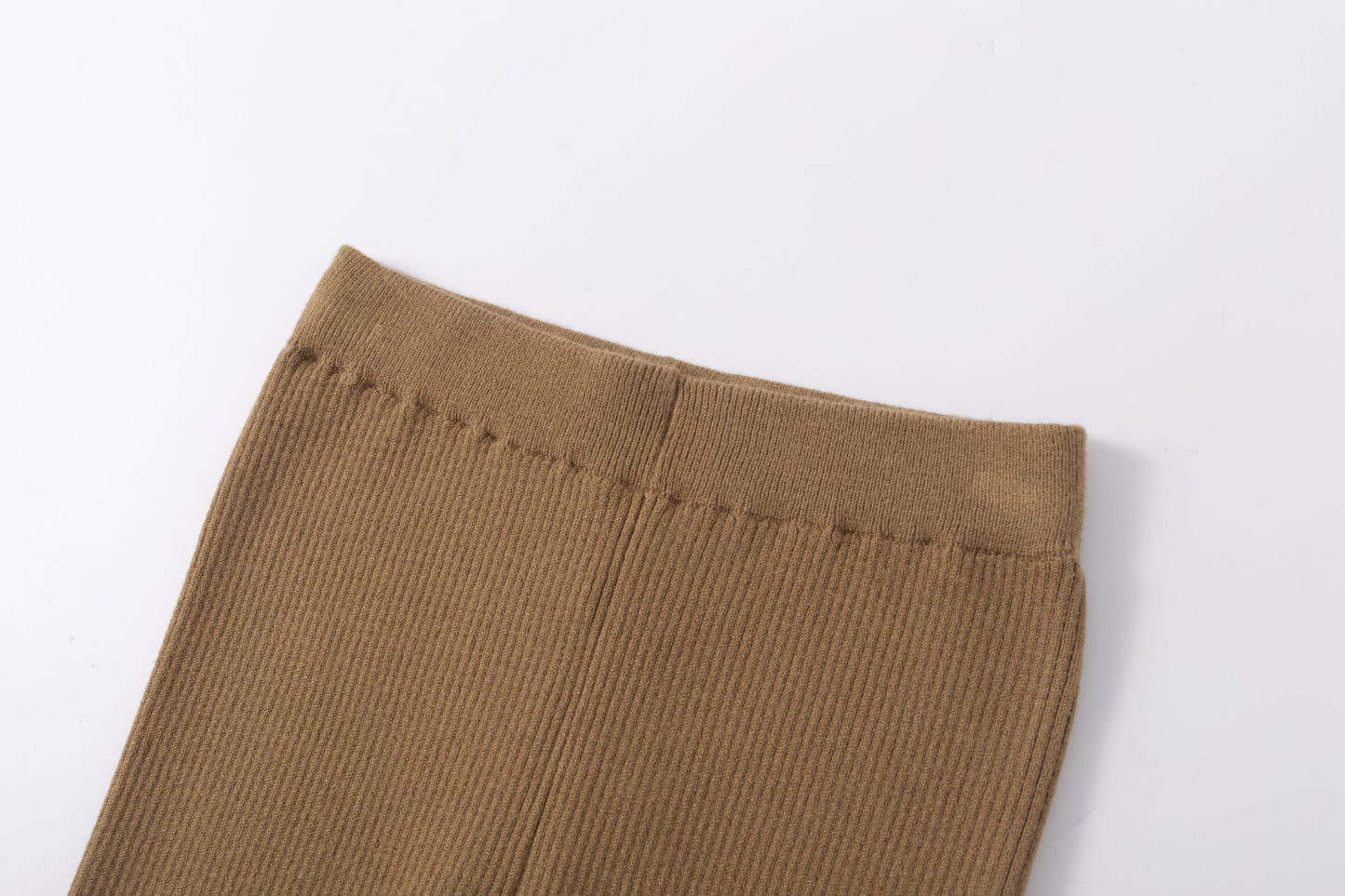 Legging Punto Rib Niña – Cintura Elástica (2-6 años) 🤎