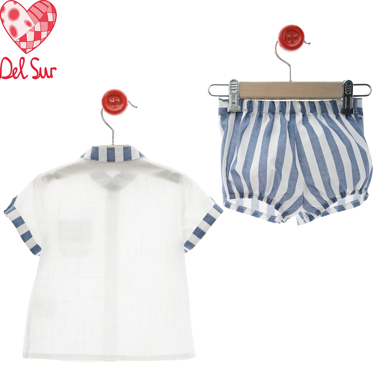 Conjunto camisa y bombacho bebe Familia Menorca DEL SUR