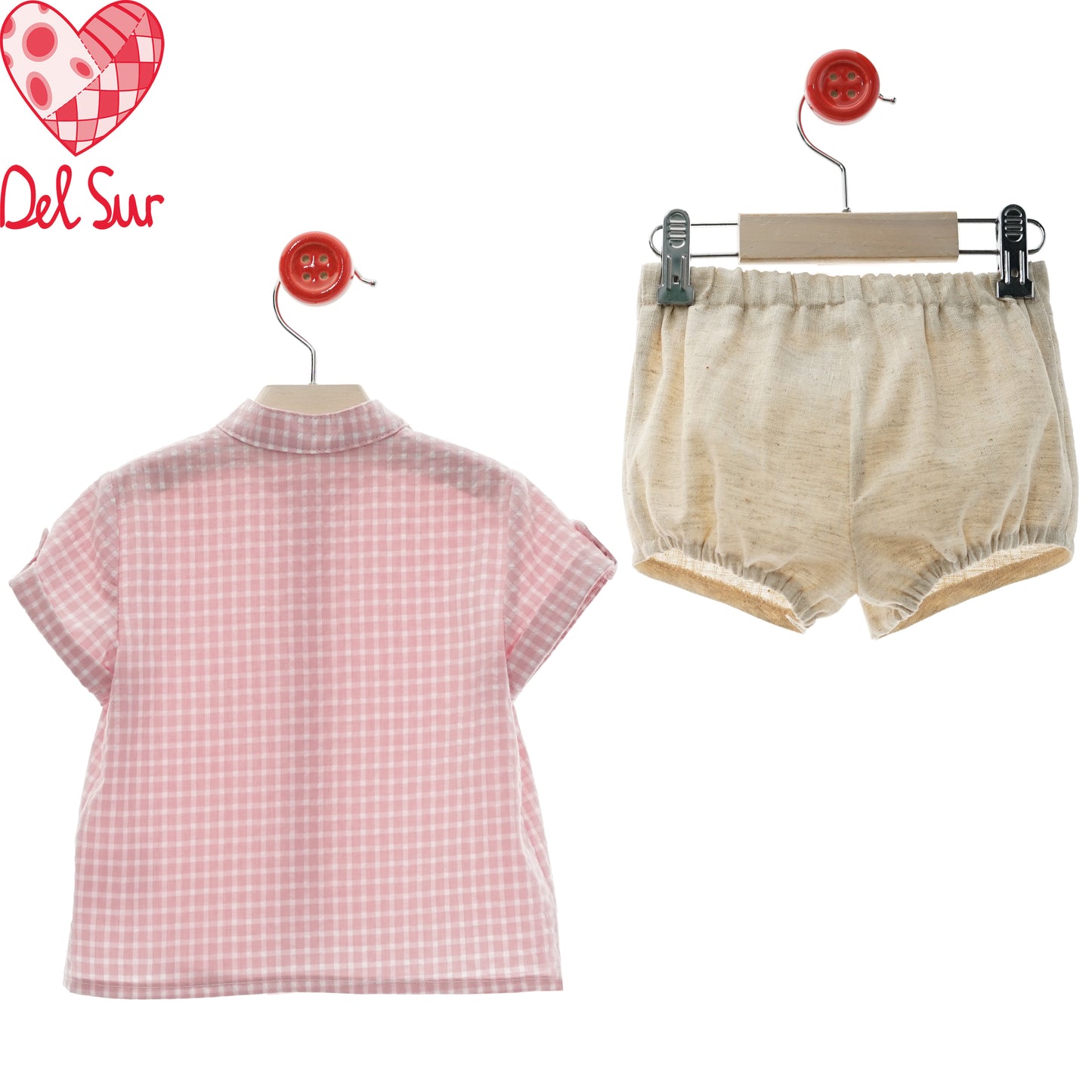 Conjunto camisa y bombacho bebe Familia Maldivas DEL SUR