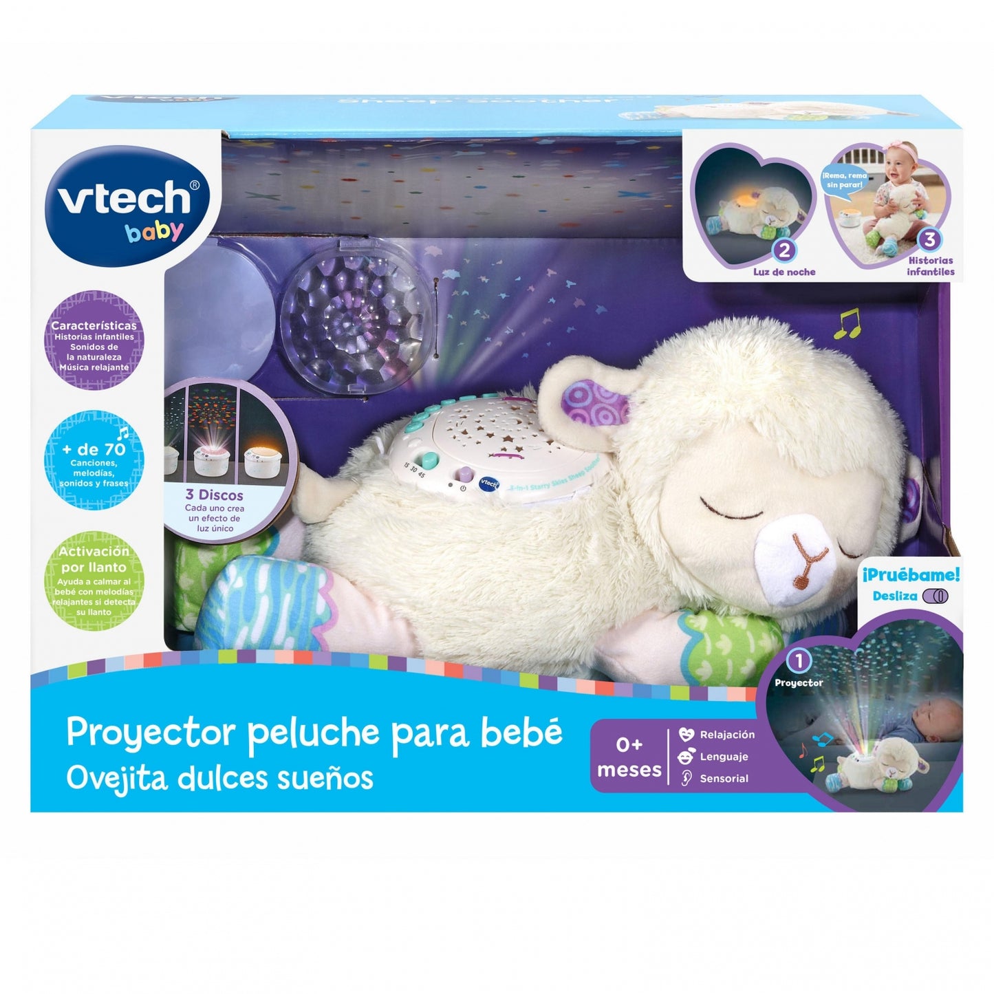 Baby Proyector Peluche para Bebé Ovejita Dulces Sueños VTECH