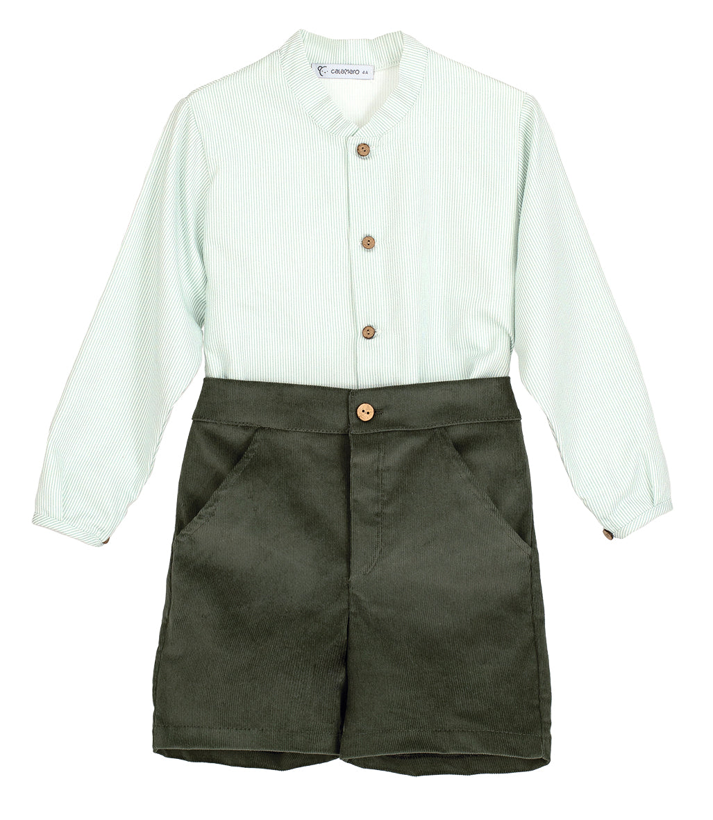 Conjunto Pantalón Simún niño 3-6 años Calamaro 100% algodón