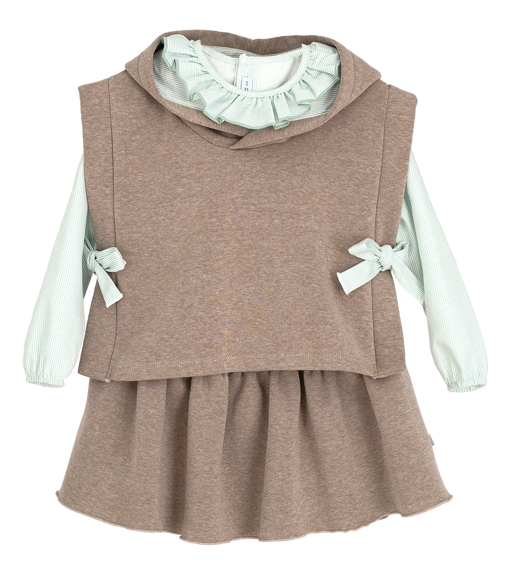 Conjunto Sport Simún niña 3-6 años Calamaro con falda | 100% algodón
