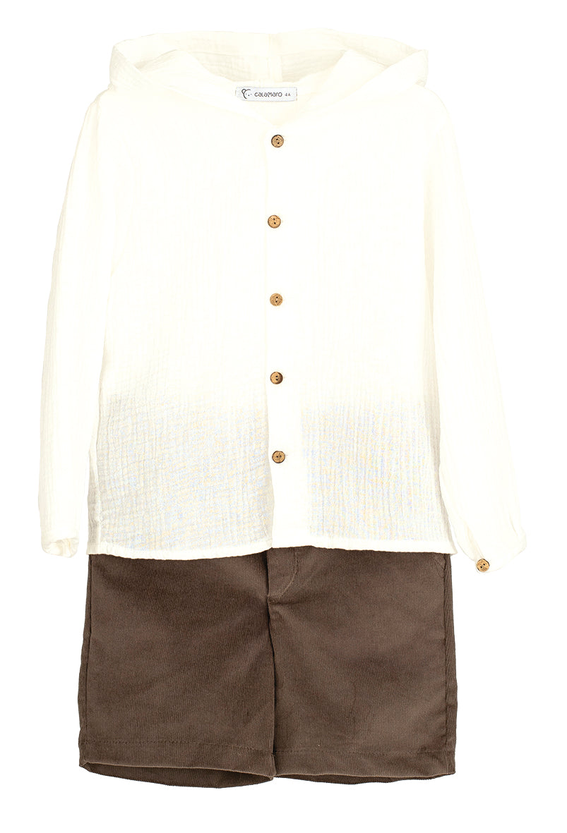 Conjunto Pantalón Poniente niño Calamaro | 3-6 años | 100% algodón