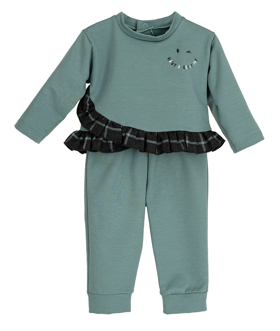 Conjunto Sport Zonda Calamaro | Sudadera y pantalón niña | 96% algodón | 3 meses a 6 años