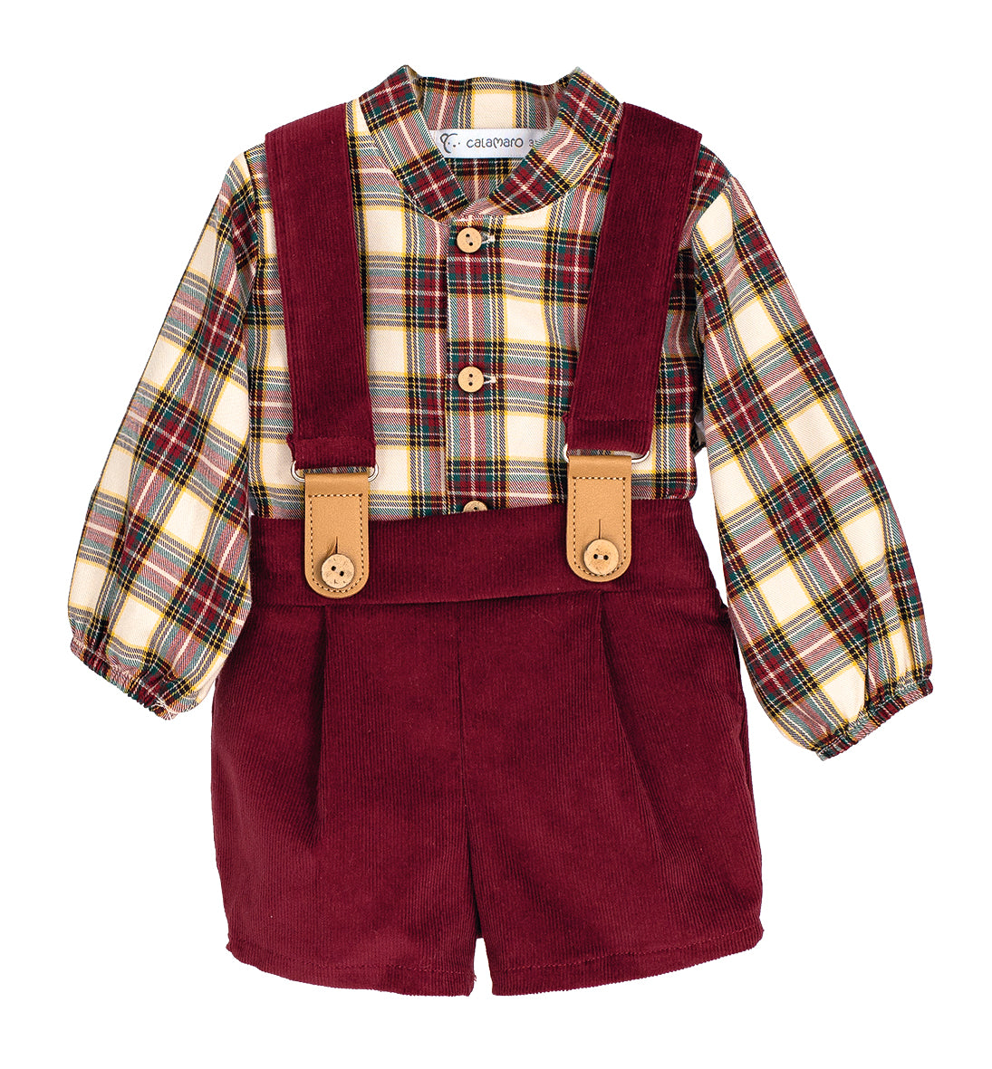 Conjunto Pololo Boreas Calamaro niño bebé 1-36 meses | Navidad 2025/2026 | 100% algodón