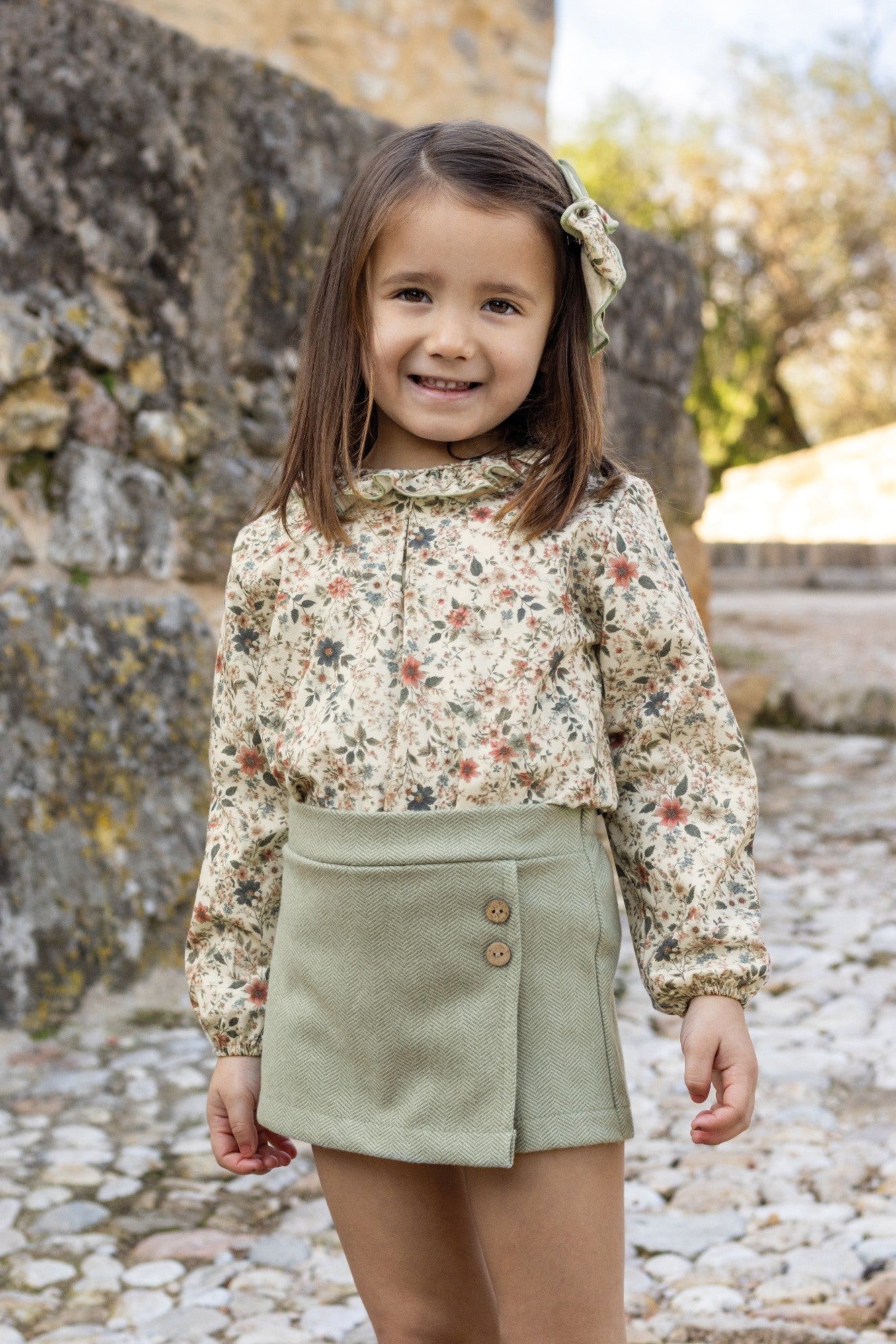 Falda Pantalón Excellentt Bise Niña 3-6 Años 100% Algodón | Calamaro