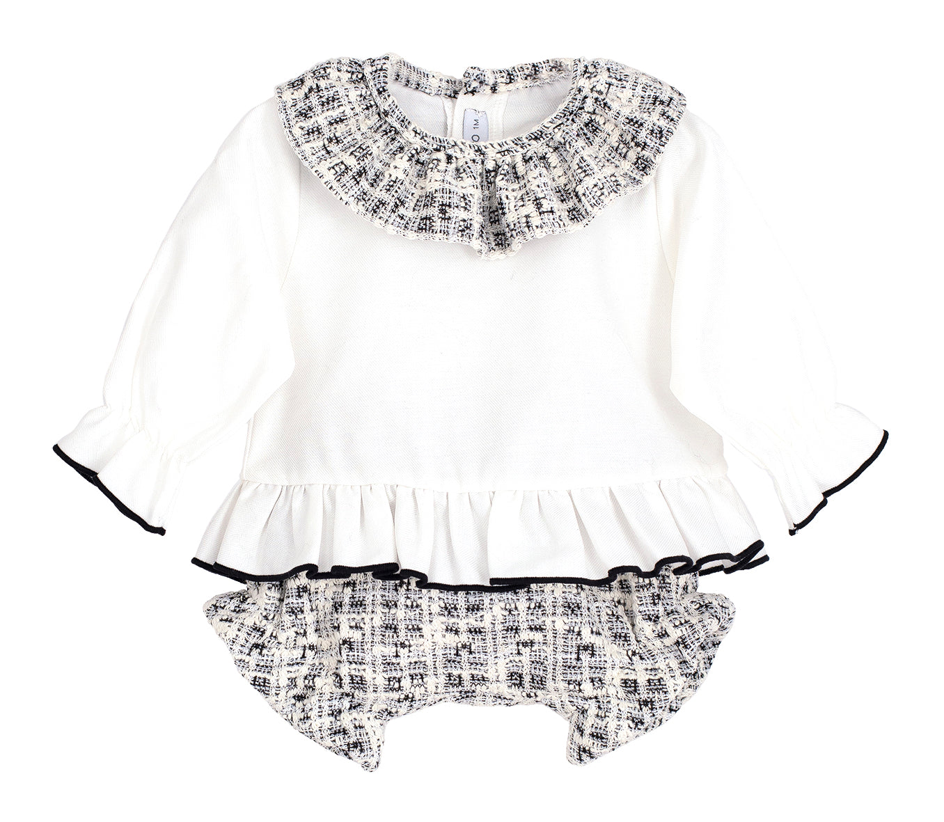 Conjunto Pololo Excellentt Alisio 1-36 meses calamaro coleccion ceremonia bebe