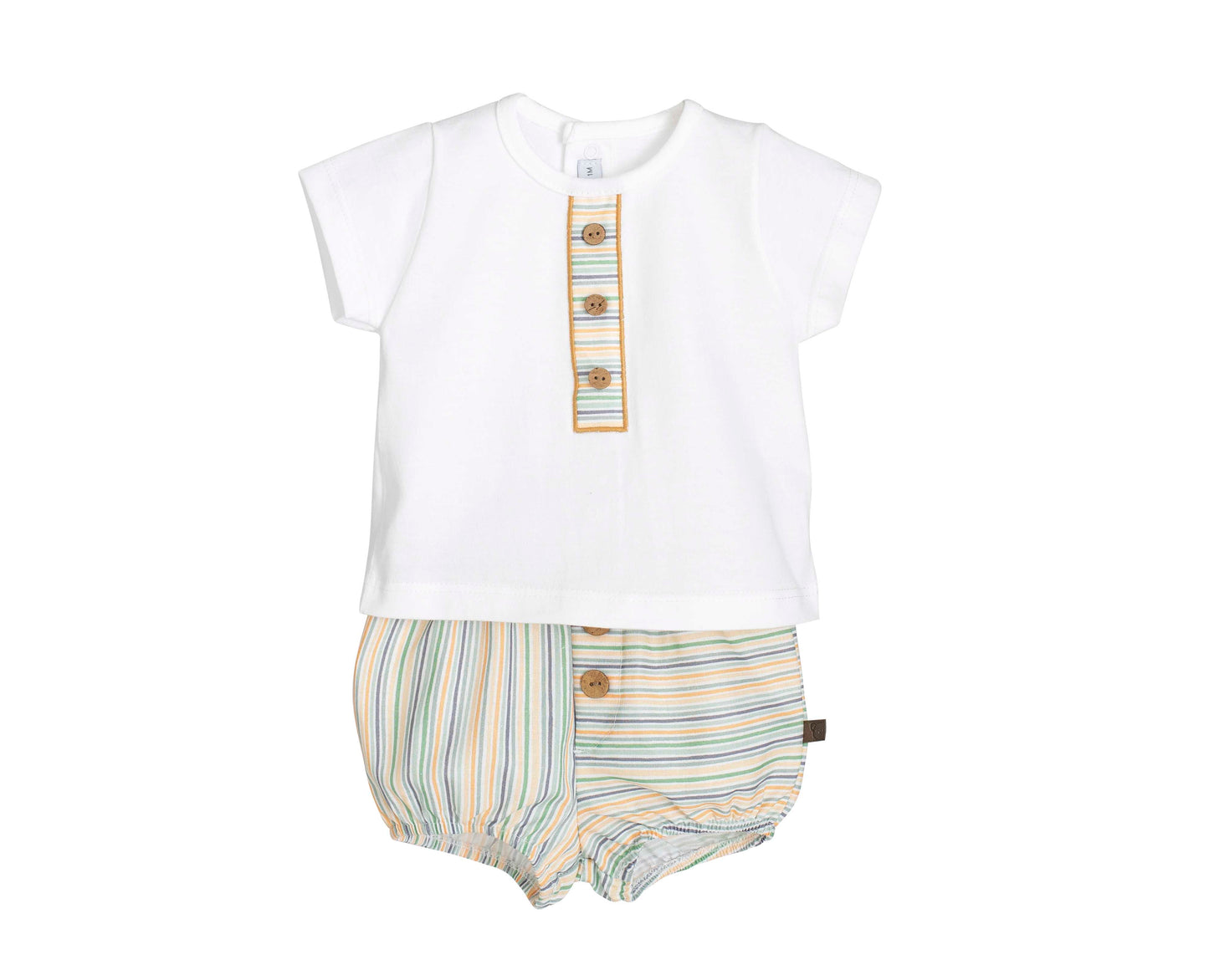 Conjunto bebé Indore rayas multicolor 1-36 meses