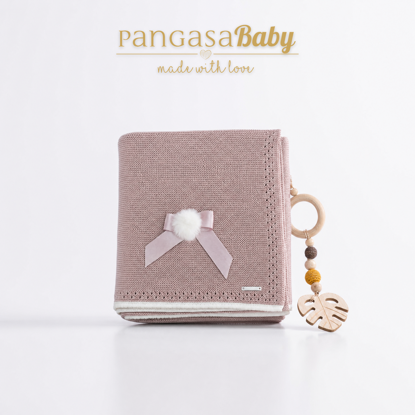CHAL POMPON rosa vintage pangasa