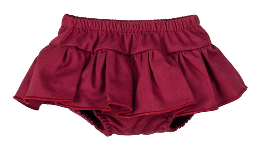 Pololo bebé Deva Calamaro efecto falda granate 👶✨ | 1-36 meses