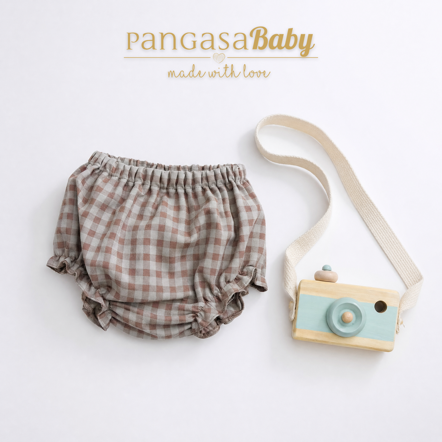 BRAGUITA VESTIDO VICHY MINT1-24 meses pangasa baby