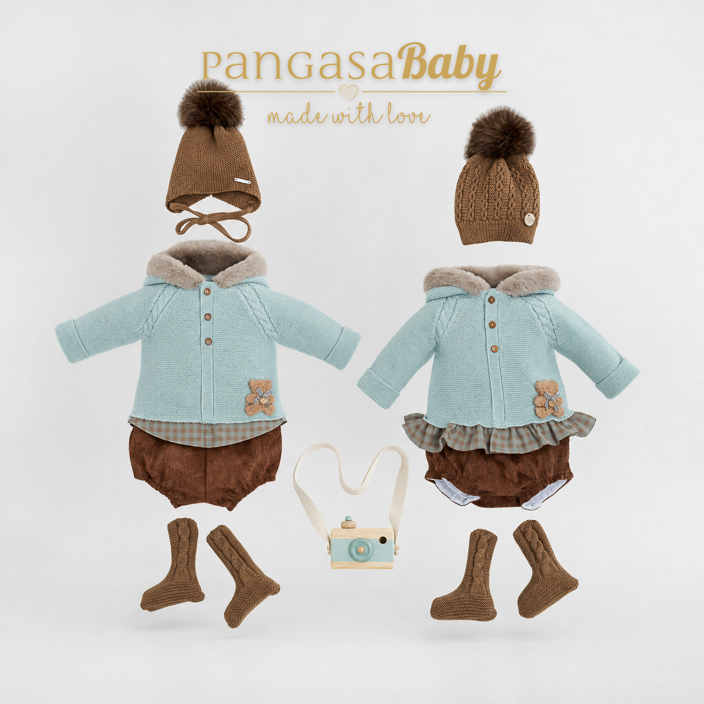 CONJ. BRAGUITA VICHY MINT3-24 meses pangasa baby