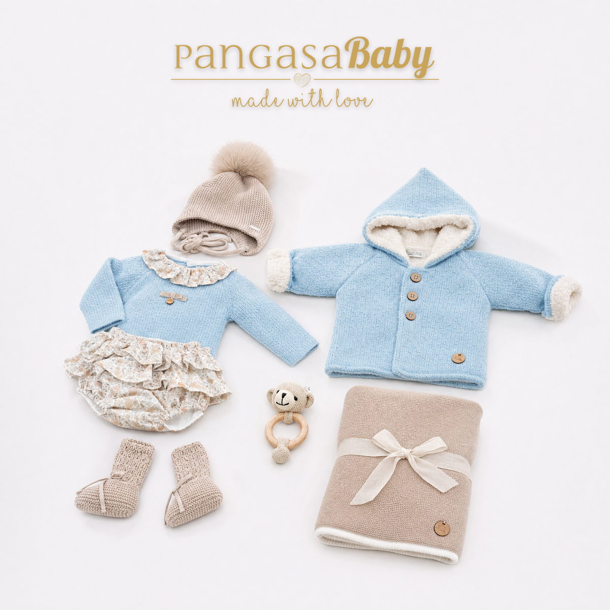 Conjunto Braguita Sand Pangasa Baby | 3-24 meses